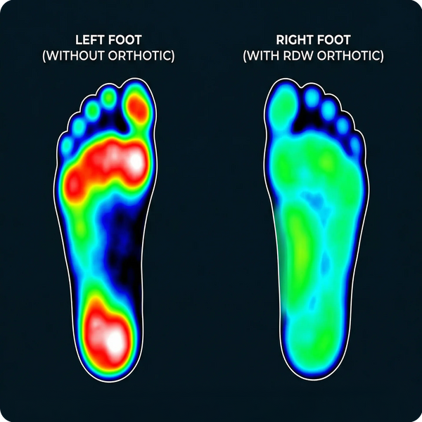 Foot pressure comparison